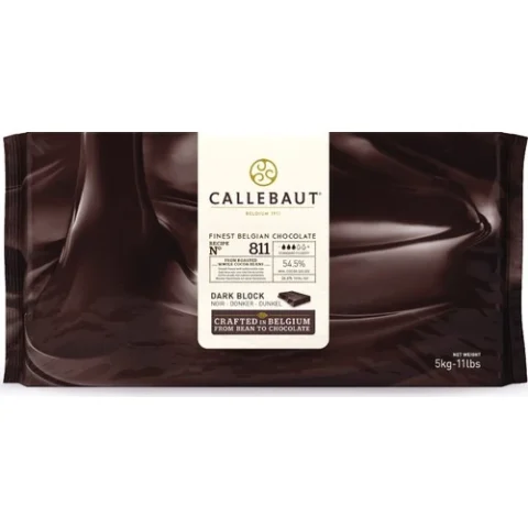Callebaut Bitter Blok Çikolata (5 KG) (811)
