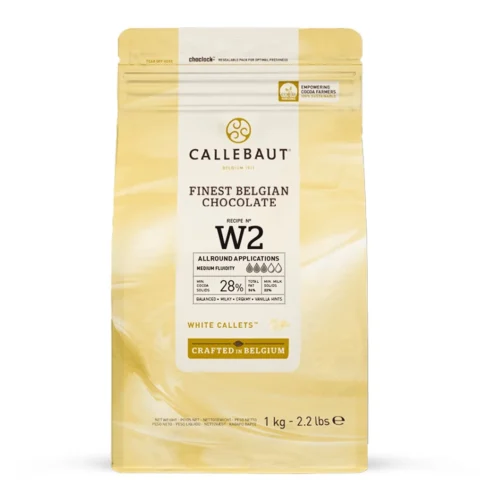 Callebaut Beyaz Drop Çikolata (1 KG) (W2)