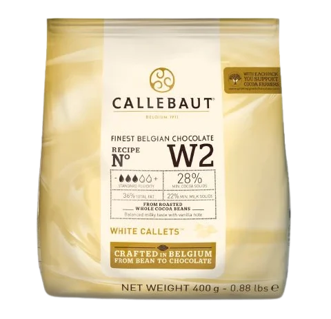 Callebaut Beyaz Drop Çikolata (0,4 KG) (W2)