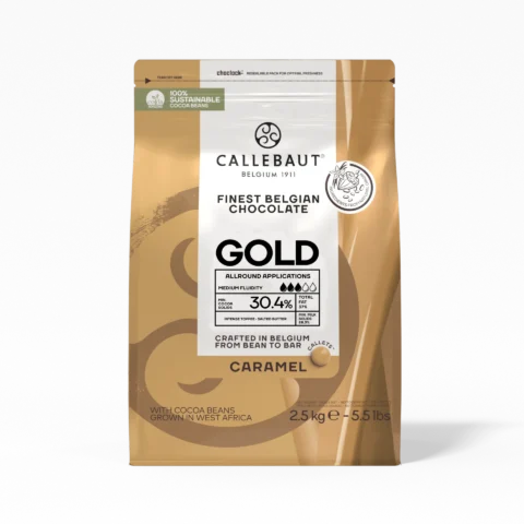 Callebaut Gold Drop Çikolata (2,5 KG) (GOLD)