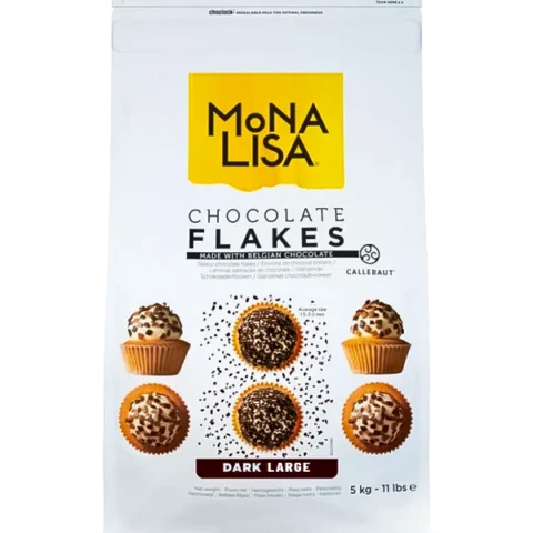 Callebaut Split Çikolata Bitter 2,7-6,5 MM (5 KG) (Mona Lisa)