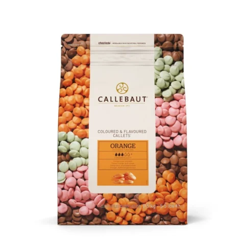 Callebaut Portakallı Çikolata Drop (2,5 KG) (ORANGE)