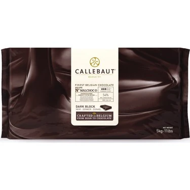 Callebaut Bitter Şeker İlavesiz Blok Çikolata (5 KG) (MALCHOC-D)